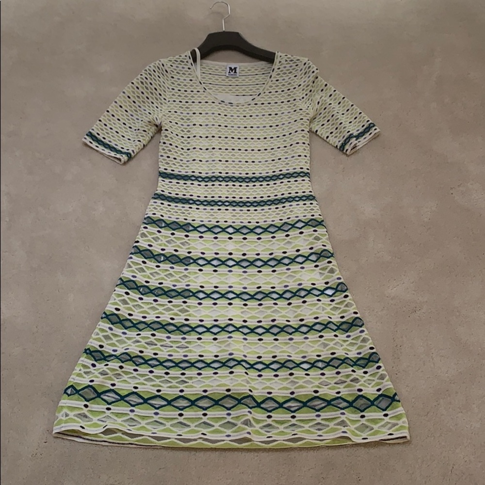 M Missoni short sleeve mini dress